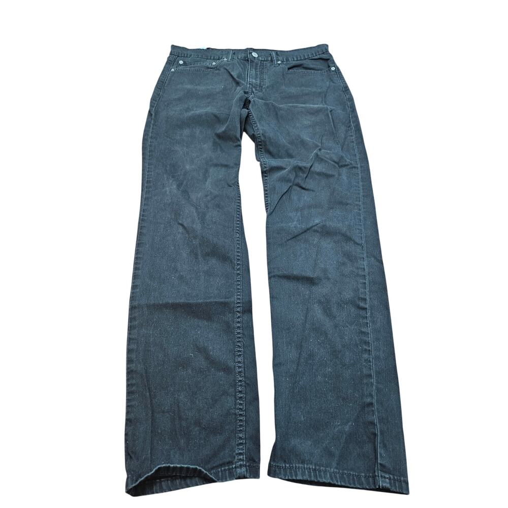 Levi's 511 Slim Fit Jeans Men's 34x32 Black Stretch Denim Modern Casual